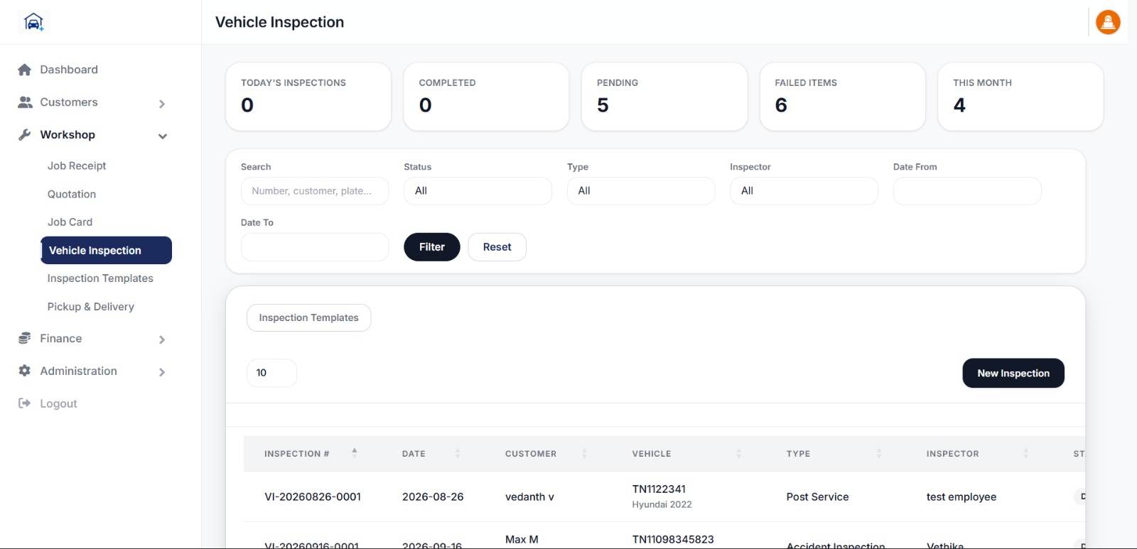 Verify every repair with digital inspection templates